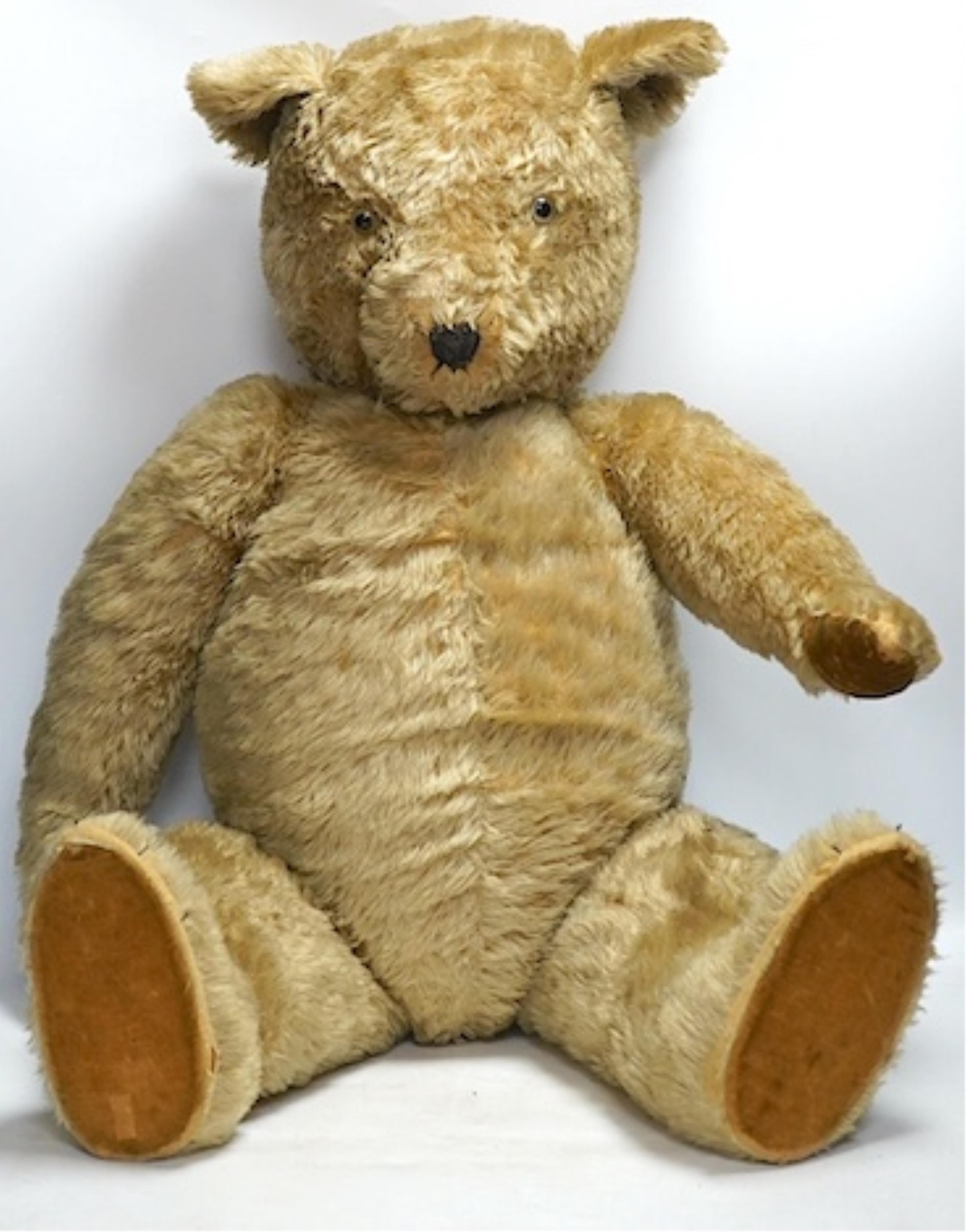 A 1950s Chiltern bear, rare large size, 80cm. Condition - good